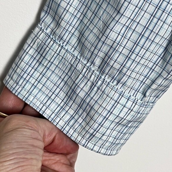 EXFFICIO Men's Blue Vented Outdoor Sportsman Long Sleeve Button Down Shirt Sz XL - Picture 5 of 7